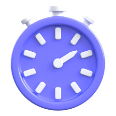 Stopwatch Timer Measurement 3D Icon