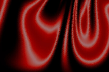 Abstract red and black wavy texture with a grainy effect
