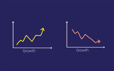 Curva growth template design background.eps