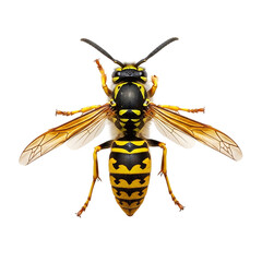 Striking Yellowjacket Close Up A Detailed View of Nature s Intricate Beauty Entomological on transparent background