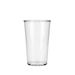 Transparent Plastic Cup Still Life Simple Glassware Clarity Reusable Drinkware Minimalist on transparent background