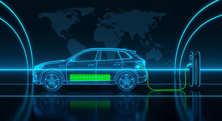 Electric Vehicle Charging: EV Charging Station Concept