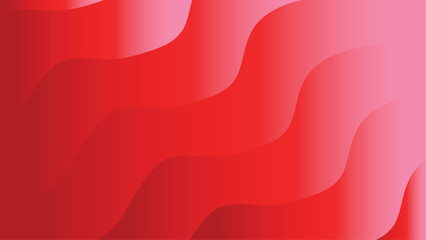 Abstract Red and Pink Gradient Waves Background with Smooth Curves vector illustration, abstract, background, red, pink, gradient, waves, flowing, smooth, design, modern, art, pattern, organic,