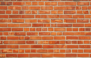 Obraz premium Orange brick wall background