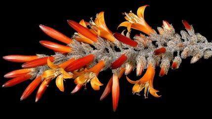 Obraz premium Vibrant orange flowers blooming natural environment botanical photography close-up beauty of nature