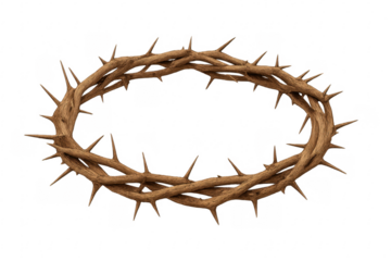 Crown of thorns representing jesus christ passion and suffering