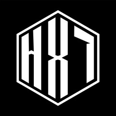HXT letter design. HXT letter technology logo design. HXT Monogram logo design for an entrepreneur and business.