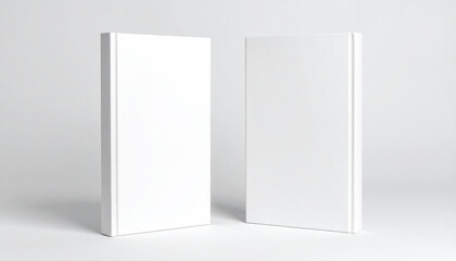 book cover mockup blank, front and back                   