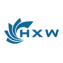 HXW letter design. HXW letter technology logo design. HXW Monogram logo design for an entrepreneur and business.