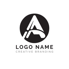 Letter A logo design