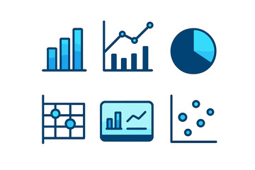 Graphs and charts representing data analytics and trends for business performance tracking