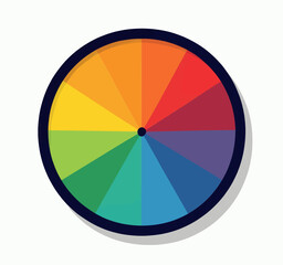 Obraz premium Colorful Wheel of Emotions