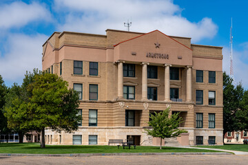 Armstrong County Courthouse in Claude, Texas