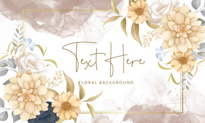 Beautiful Soft Bloom Floral Background