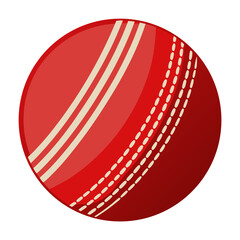 Get ready for cricket season with this vibrant red ball, perfect for team branding or sports-themed designs, evoking energy and excitement for the upcoming match