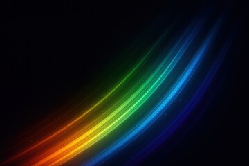 Vivid speed motion streaks in rainbow hues dynamic energy trails across a dark background modern futuristic vibe for events music and tech branding