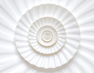 Abstract spiral design of concentric circles