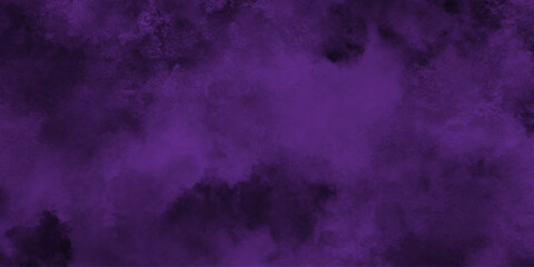 abstract cloud and vapor texture background. Black and purple smoke aquarelle smudge illustration smooth grungy smokey light green colors ink glow. purple color powder explosion	