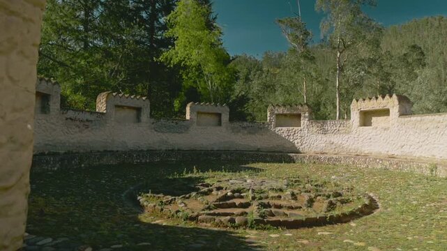 Historic Indigenous Kichwa Structure, Inti Watana by Peguche Waterfall, Otavalo, Ecuador