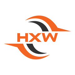 HXW letter design. HXW letter technology logo design. HXW Monogram logo design for an entrepreneur and business.