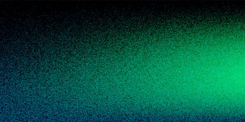 Dark green blue grainy gradient background, black backdrop, noise texture effect,webpage header, wide banner size