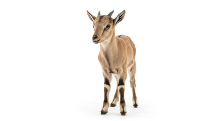 Fototapeta premium antelope isolated on white background
