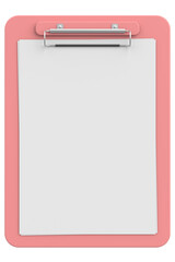 3D Illustration Of Blank Paper on The Board for Food Menu or Restaurant Bill Mockup.