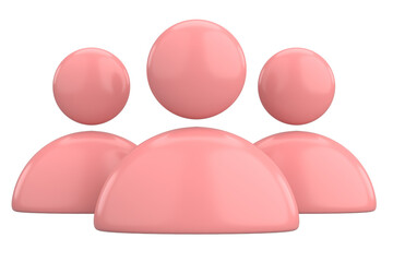 Member icon. Subscription icon. 3D illustration.