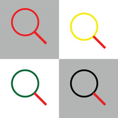 Search icon design for your website