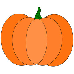 pumpkin isolated on white