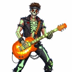 Fototapeta premium halloween slot game character