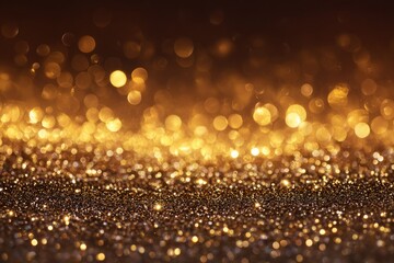 Golden glitter bokeh background (7)