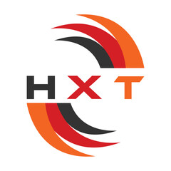 HXT letter design. HXT letter technology logo design. HXT Monogram logo design for an entrepreneur and business.