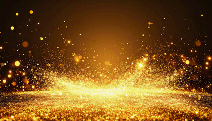 金粉が舞うシンプル空間