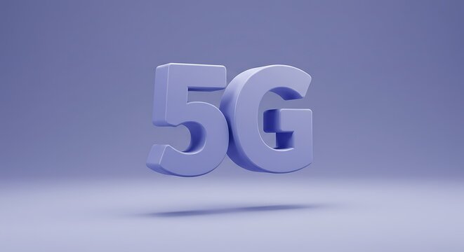 Modern 5G Technology Illustration Next Generation Wireless Network Connectivity Digitalization - Powered by Adobe