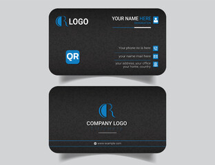 Unique Modern Corporate Horizontal Business Card Design
