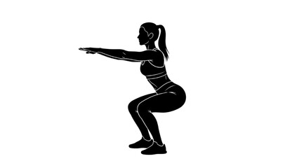 Yoga and Pilates Woman Vector Illustration – Tight Sportswear Pose Collection AI EPS PNG JPEG
