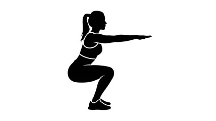 Yoga and Pilates Woman Vector Illustration – Tight Sportswear Pose Collection AI EPS PNG JPEG
