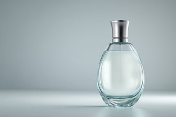 A Clear Glass Perfume Bottle