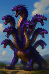 多頭のドラゴン ヒュドラ