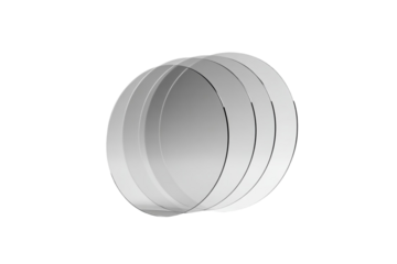 Offset Transparent Line Art – Layered Geometric Illustration