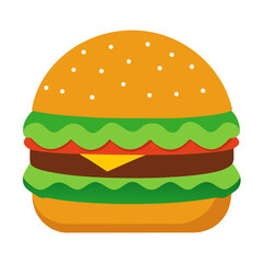 hamburger vector illustration