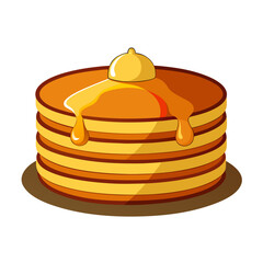 pancakes on a plate