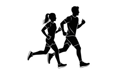 People in Fitness Gym Vector Illustration Set – Cardio and Strength Training Exercises AI EPS PNG JPEG
