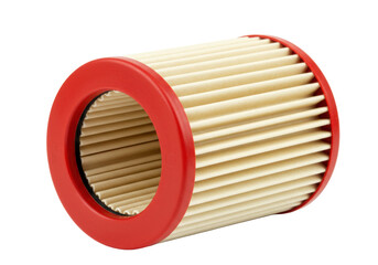 Isolated engine air filter replacement part for car maintenance and filtration services