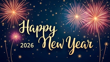 Fireworks 2026 New Year Celebration.