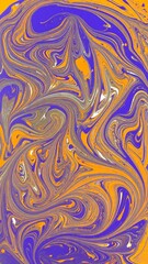 Abstract swirl pattern of vibrant colors