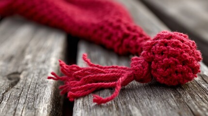 Cozy Winter Knitting: Lightning Flash POV Minimalist Composition