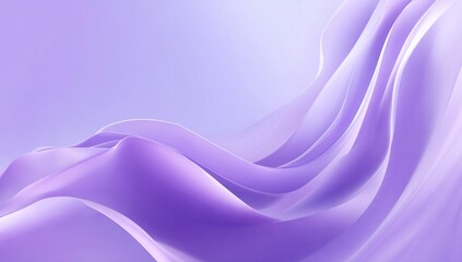 Fototapeta premium The background is a soft lilac hue with wavy abstract patterns and light gradients that swirl together