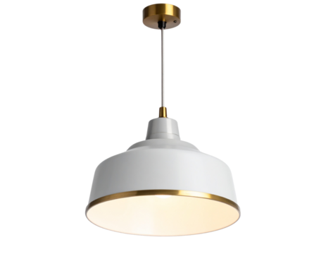 Contemporary Mid-Century Pendant Light with Refined Simplicity – PNG Isolated